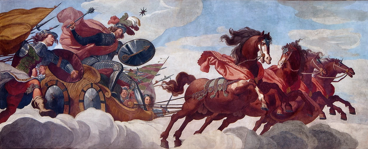 Il carro di Marte - Praga, Palazzo Wallenstein